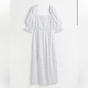H&M Floral Puff Sleeve Dress